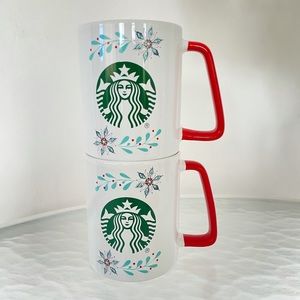 Set of matching Starbucks mugs
